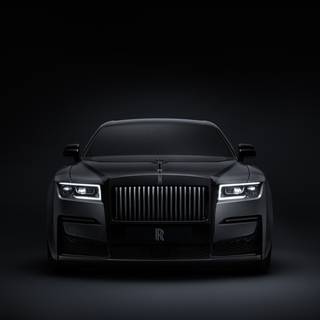 4k black Rolls Royce wallpaper