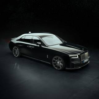 4k black Rolls Royce wallpaper