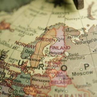 Vintage Europe map 4k wallpaper