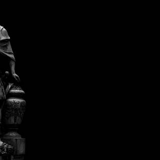 Roman sculpture wallpaper