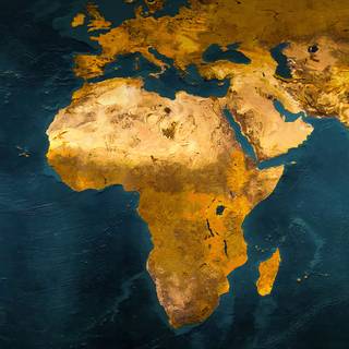 Vintage Europe map 4k wallpaper