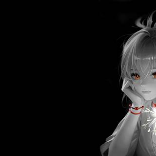 4k girl dark wallpaper