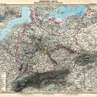 Vintage Europe map 4k wallpaper