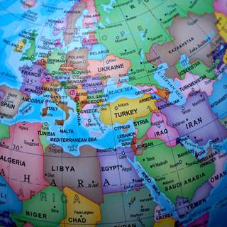 Vintage Europe map 4k wallpaper