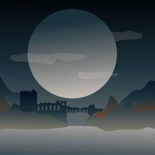 Black scenery 4k wallpaper