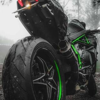 Ninja H2R bike wallpaper