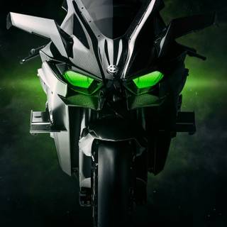 Ninja H2R bike wallpaper