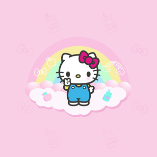 Sanrio pink desktop wallpaper