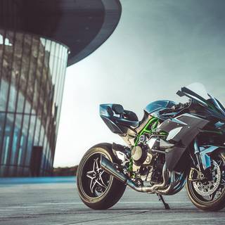 Ninja H2R bike wallpaper