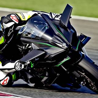 Ninja H2R bike wallpaper