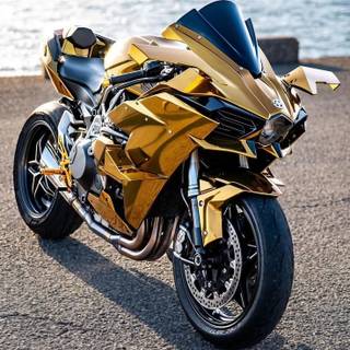 Ninja H2R bike wallpaper