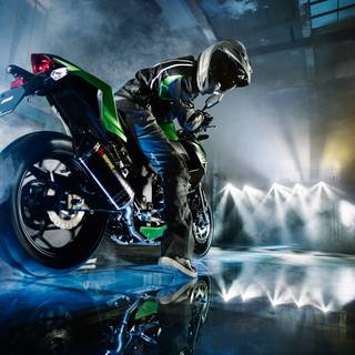 Ninja H2R bike wallpaper
