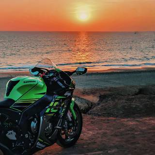 Ninja H2R bike wallpaper