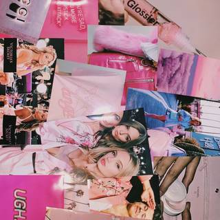 Vision boards pink wallpaper