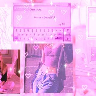 Vision boards pink wallpaper