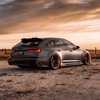 Slammed RS6 wallpaper