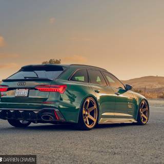 Slammed RS6 wallpaper