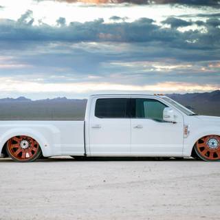 Slammed Ford F150 wallpaper