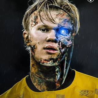 Haaland robot wallpaper