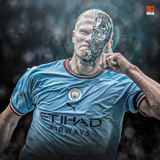 Haaland robot wallpaper