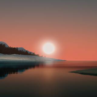 Night sunset wallpaper