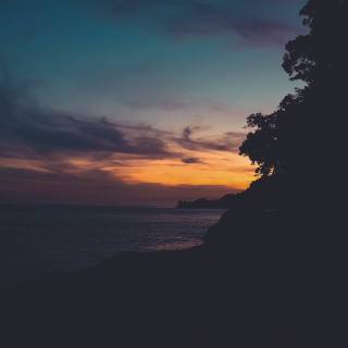 Night sunset wallpaper