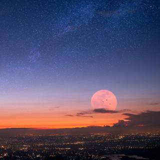 Night sunset wallpaper