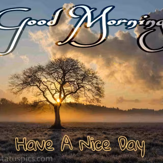 Morning village wallpaper