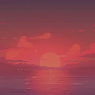 Night sunset wallpaper