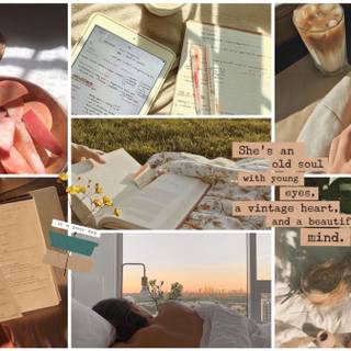 Study aesthetic desktop wallpaper