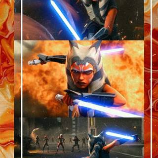 Ahsoka poster wallpaper