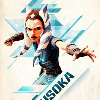 Ahsoka poster wallpaper