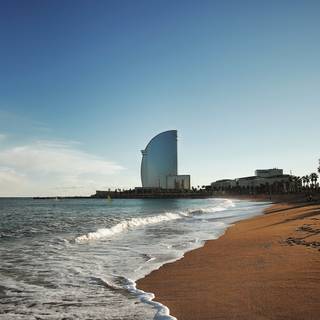 Barcelona beach wallpaper