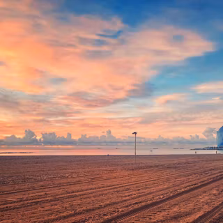 Barcelona beach wallpaper