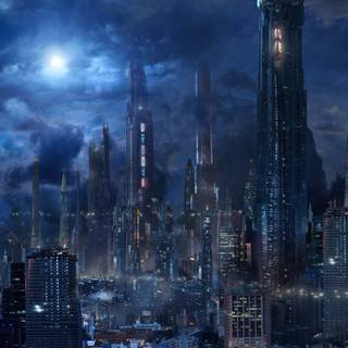 Futuristic phone wallpaper