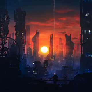 Futuristic phone wallpaper