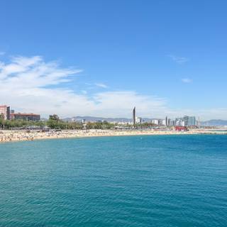 Barcelona beach wallpaper