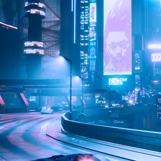 Futuristic phone wallpaper