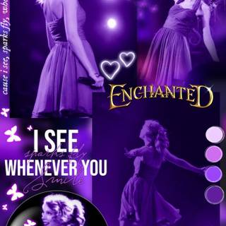 Taylor Swift purple wallpaper