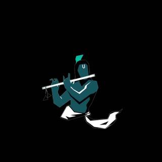 Krishna vector wallpaper