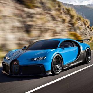 Bugatti blue wallpaper