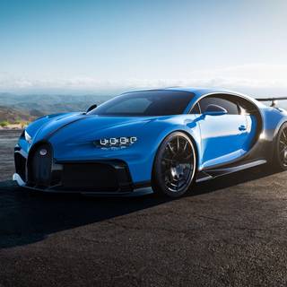 Bugatti blue wallpaper