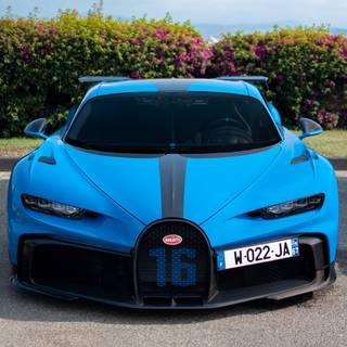Bugatti blue wallpaper