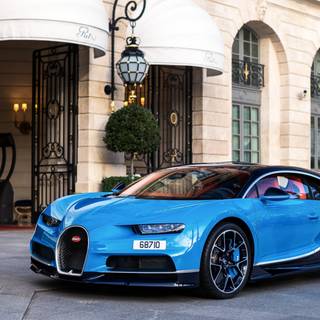 Bugatti blue wallpaper