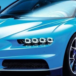 Bugatti blue wallpaper