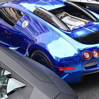 Bugatti blue wallpaper