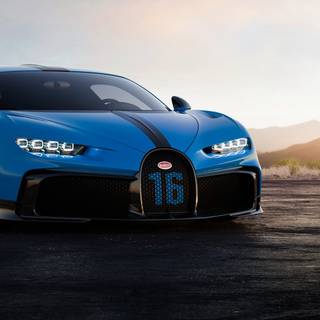 Bugatti blue wallpaper