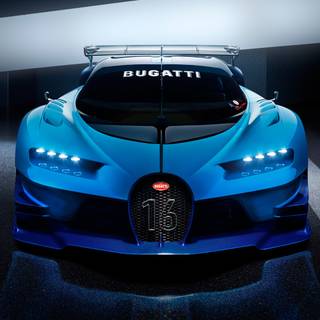 Bugatti blue wallpaper