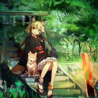 Japanese anime iPhone wallpaper