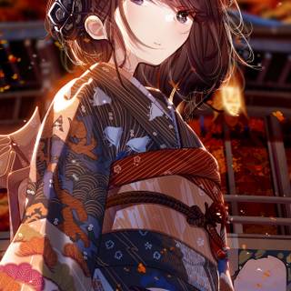 Japanese anime iPhone wallpaper